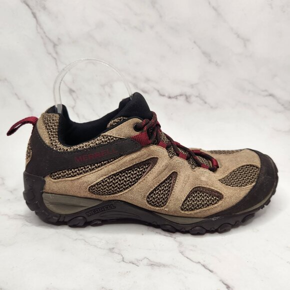Merrell Yokota Women's Hiking Shoes Brown Sneakers Low Outdoors Women's 10 - Picture 1 of 9